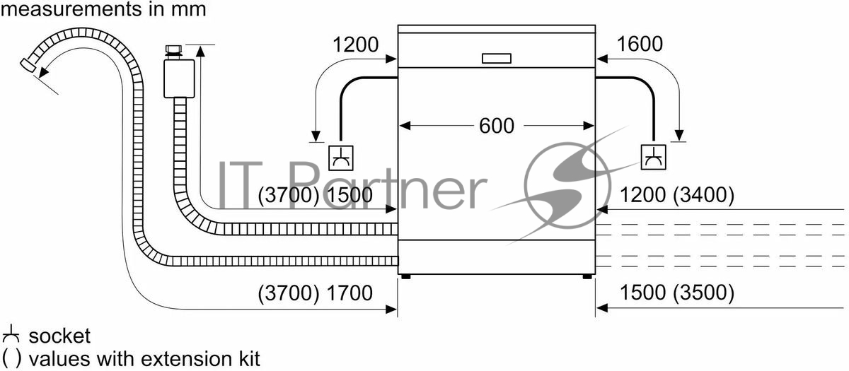 Посудомоечная машина Bosch Serie 6 SMS6EMW38Q, белый, 60 см, 13 компл., 46 дБ, класс А
