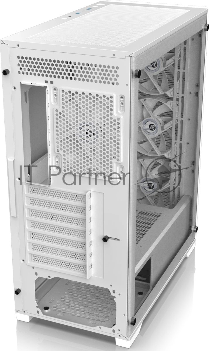 Корпус без блока питания Raijintek ARCADIA 41-MS4, Midi-Tower, TG, 1x120мм + 3x120мм ARGB, 2xUSB-A 3.0 + 1xUSB-C, ATX, mATX, mITX White