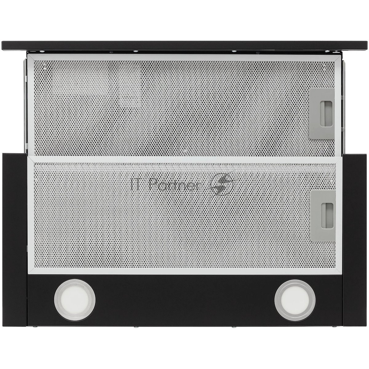 Вытяжка кухонная Krona KAMILLA T 600 BLACK (1 мотор)