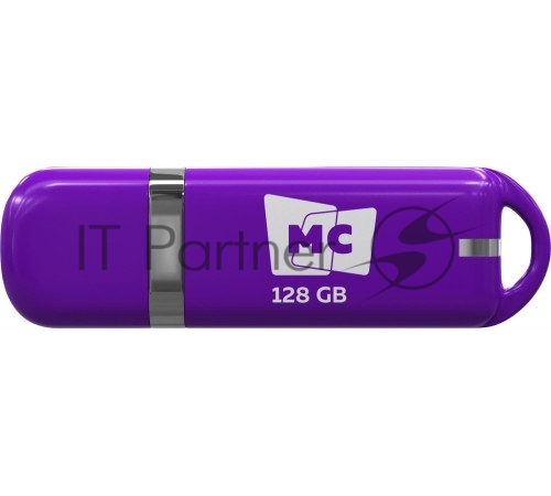 Флешка USB MORE CHOICE МФБ128 Purple (4620202558992), 128GB, USB 3.0, R/W 25/15, фиолетовый