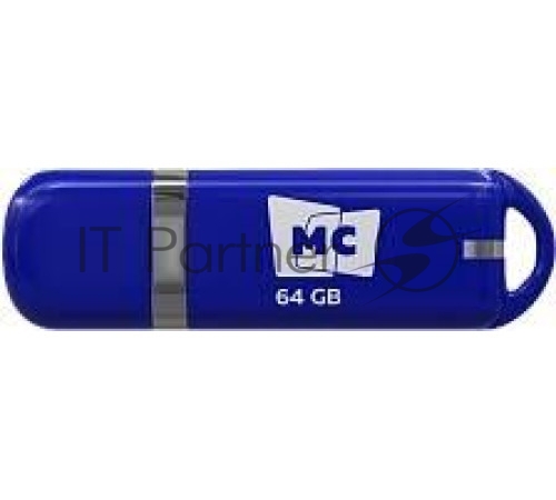 Флешка USB MORE CHOICE МФБ64 Blue (4620202558954), 64GB, USB 3.0, R/W 25/15, синий