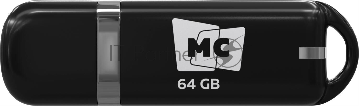 Флешка USB MORE CHOICE МФБ64 Black (4620202558947), 64GB, USB 3.0, R/W 25/15, черный