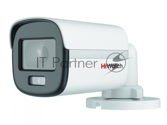 Камера видеонаблюдения аналоговая HiWatch DS-T200L(B)(2.8мм) 2.8-2.8мм HD-TVI цв. корп.:белый