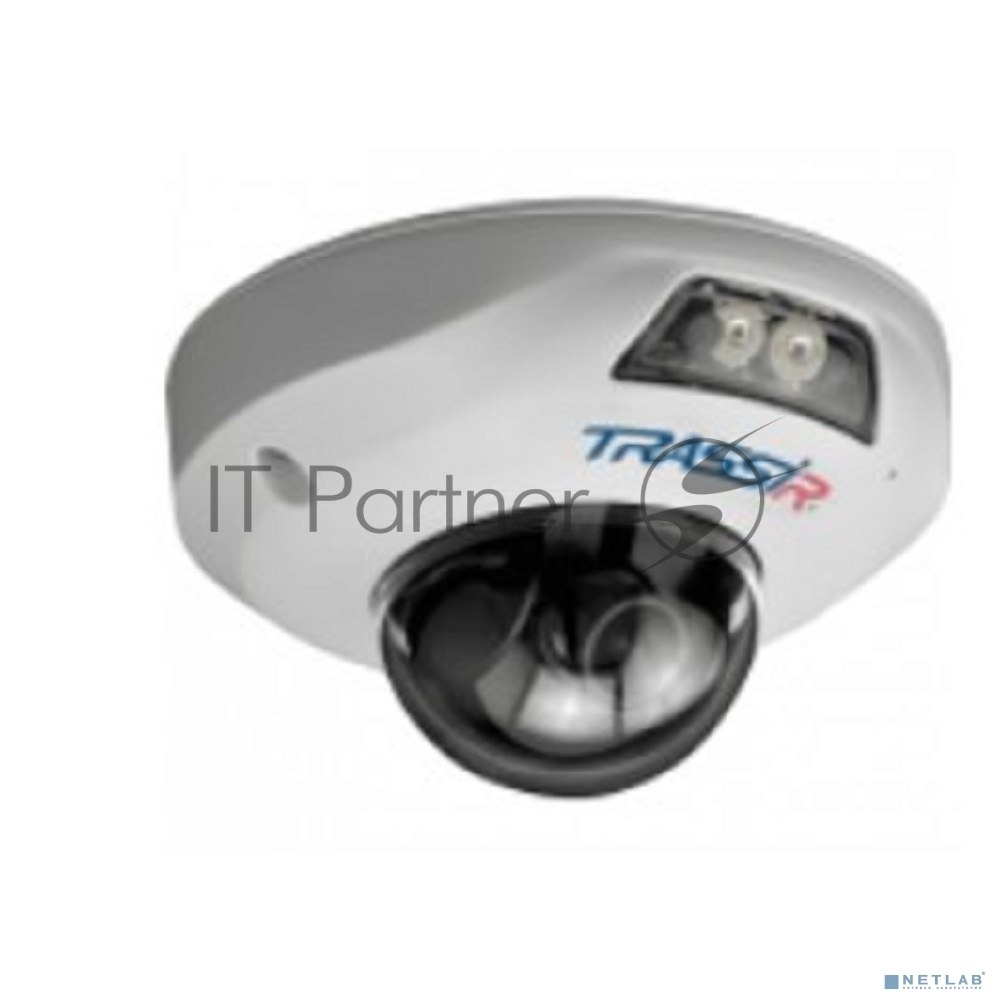 Уличная 2Мп IP-камера TRASSIR TR-D4121IR1 v6 2.8 с ИК-подсветкой. Матрица 1/2.7" CMOS, разрешение 2Мп