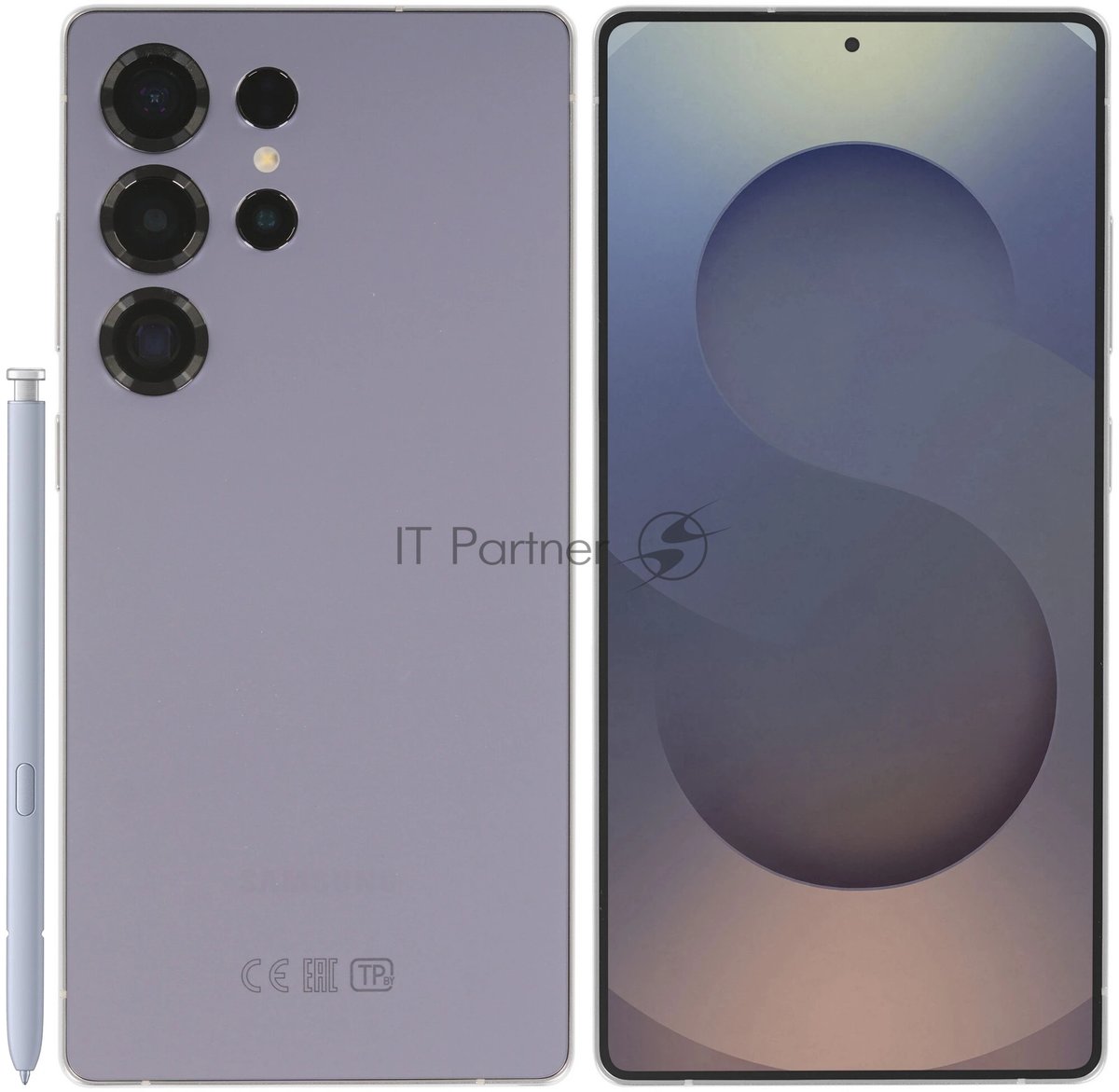 Смартфон Samsung Galaxy S25 Ultra 12/256Gb, синий титан