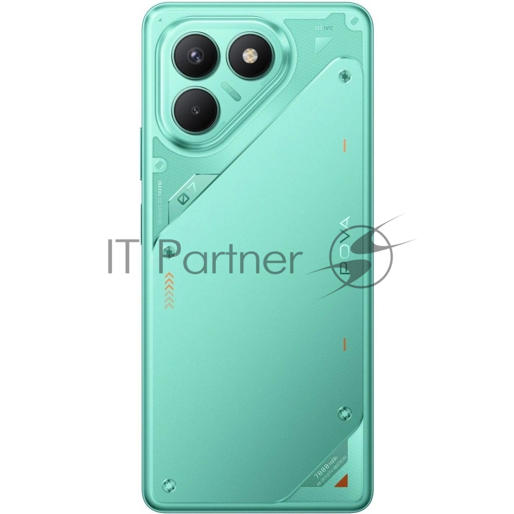 Смартфон Tecno POVA 7 Neo 8/256Gb, бирюзовый