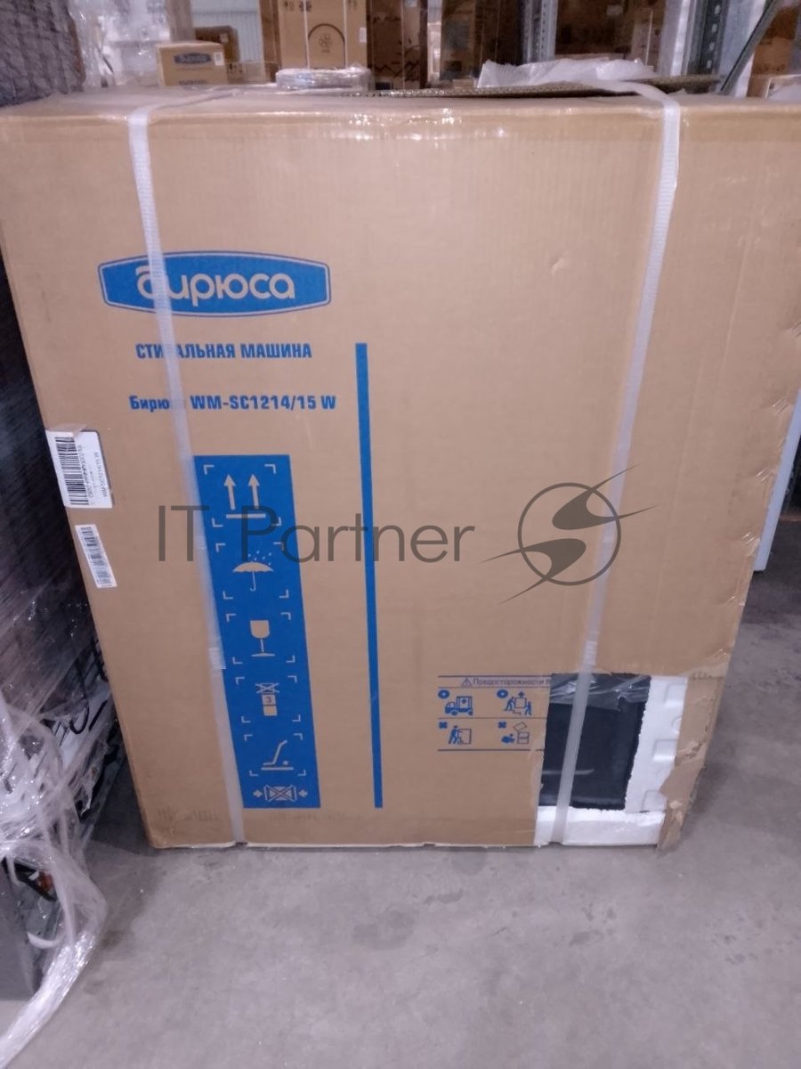 (Поврежденный товар) Стиральная машина БИРЮСА WM-SC1214/15 W (Новый товар полностью работоспособный с незначительными  механическими повреждениями (царапина, скол эмали, отсутствие  ножек))