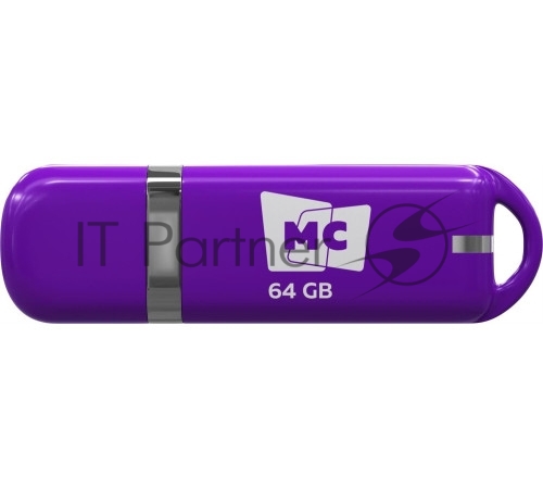 Флешка USB MORE CHOICE МФБ64 Purple (4620202558923), 64GB, USB 3.0, R/W 25/15, фиолетовый