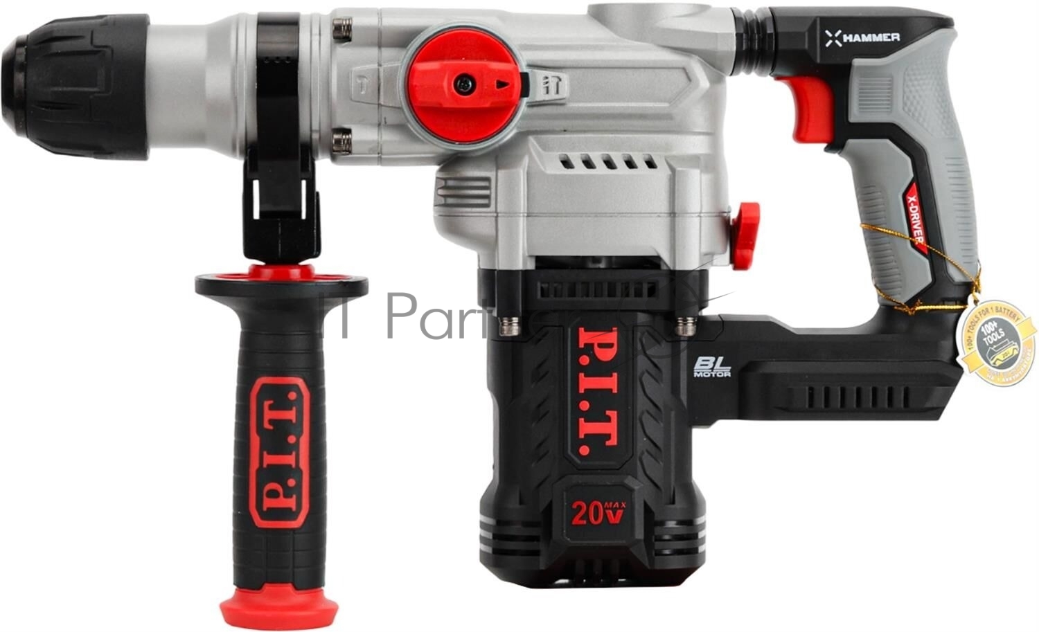 Перфоратор P.I.T. PBH20H-26A SOLO, SDS-plus, 20 В, 1.5 Дж, от аккумулятора