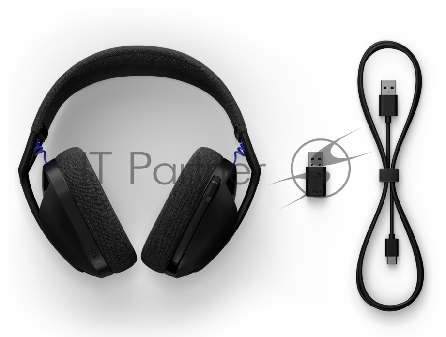 Гарнитура Logitech G321 Lightspeed чёрный, беспроводная, радиоканал, до 20 ч