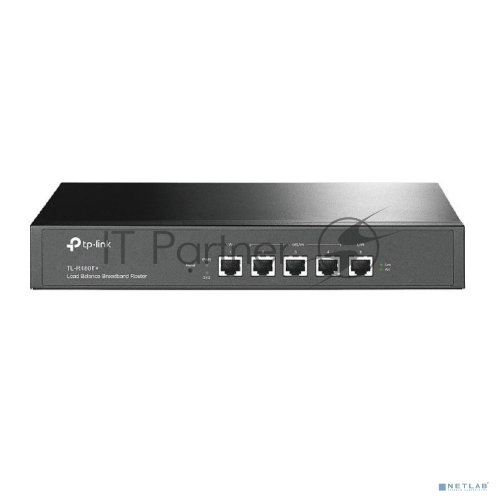 Маршрутизатор TP-Link SMB TL-R480T+ для ср.бизнеса 1WAN+4LAN 10/100Mb/s,Intel IXP 266MHz, Firewall,NAT,VPN