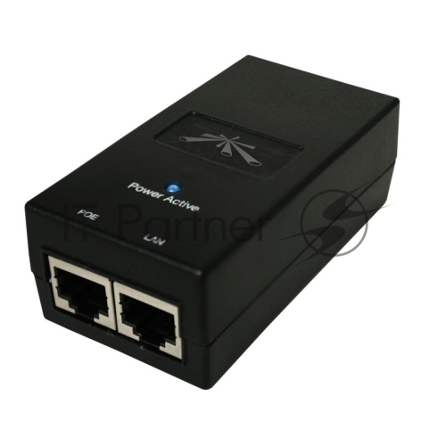 Сетевое оборудование UBIQUITI POE-15-12W(EU) блок питания с PoE, 220 VAC -> 15VDC, 0,8A - для абонентов