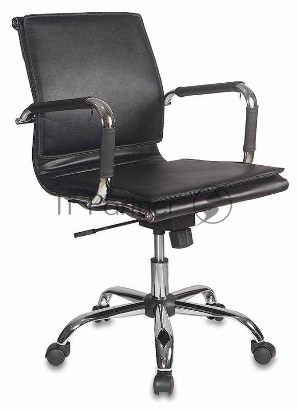 Кресло Бюрократ CH-993-Low/Black черный, экокожа