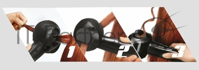 Щипцы для завивки волос Centek CT-2079 черный, 25 мм, 230 °C, 3 режима