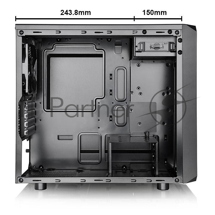 Компьютерный корпус Thermaltake Versa H15 черный без БП mATX 4x120мм 1xUSB 2.0 1xUSB 3.0 audio bott PSU