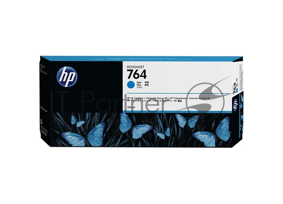 Картридж струйный HP 764 (C1Q13A) голубой для HP Designjet T3500