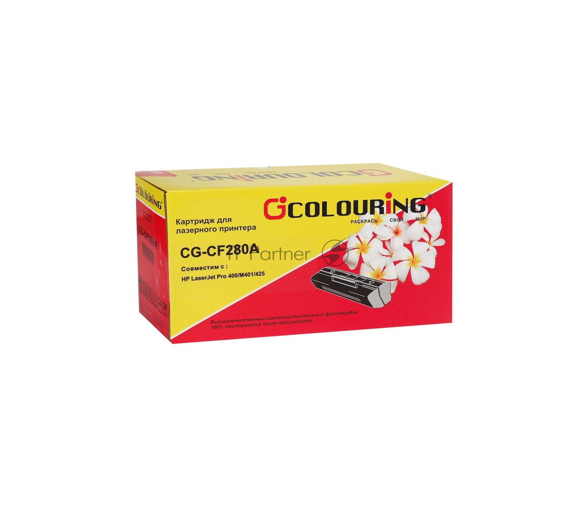 Картридж лазерный Colouring CG-CF280A для принтеров HP LaserJet Pro 400/M401/425 2700 копий