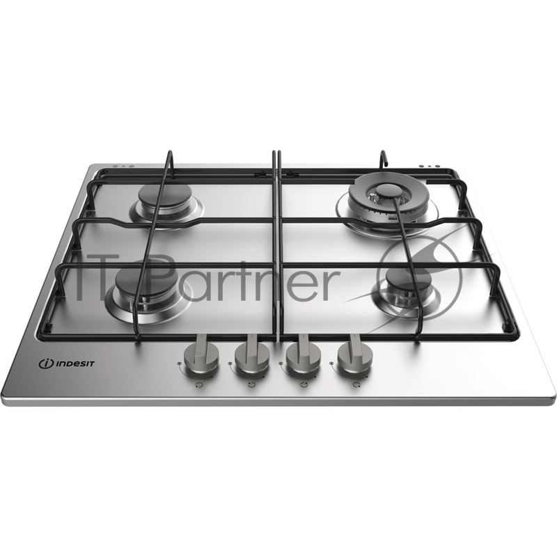 Газовая варочная поверхность Indesit THP 642 W/IX/I RU нержавеющая сталь