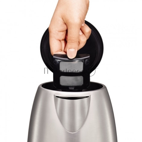 Электрочайник Tefal KI270D30 серебристый, 1.7 л, 2400 Вт, скрытый нагревательный элемент