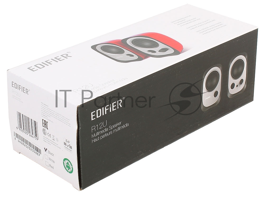 Акустическая система Edifier R12U черный USB