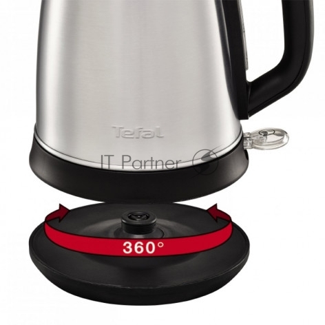 Электрочайник Tefal KI270D30 серебристый, 1.7 л, 2400 Вт, скрытый нагревательный элемент