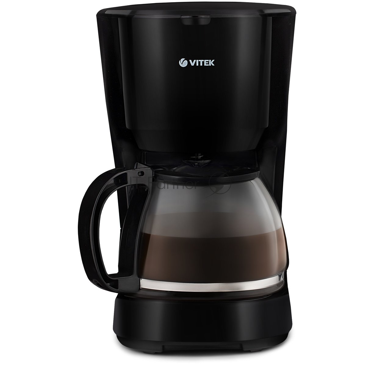 Кофеварка капельная Vitek VT-1528 BK черный, исп. кофе - молотый, 1.25 л, 750 Вт