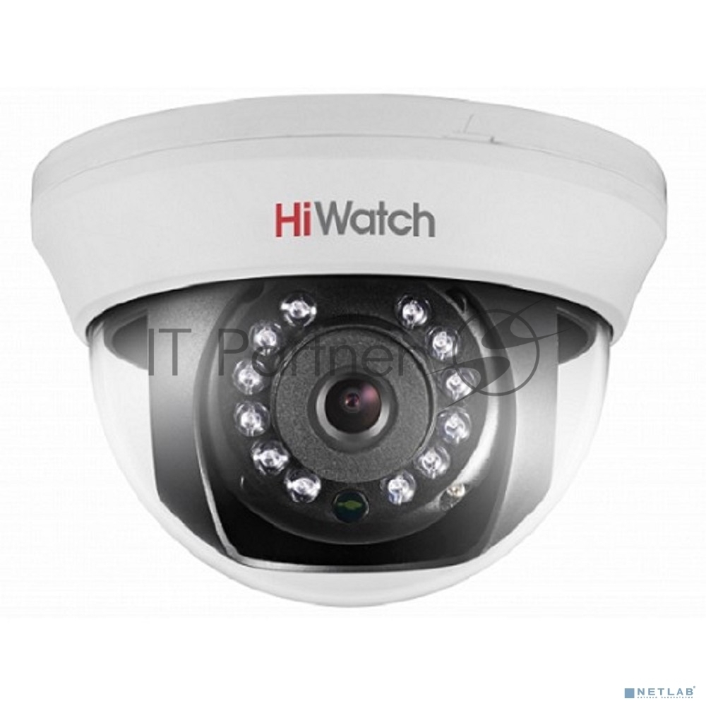 Камера видеонаблюдения аналоговая HiWatch DS-T101 2.8-2.8мм HD-TVI цв. корп.:белый (DS-T101 (2.8 MM))