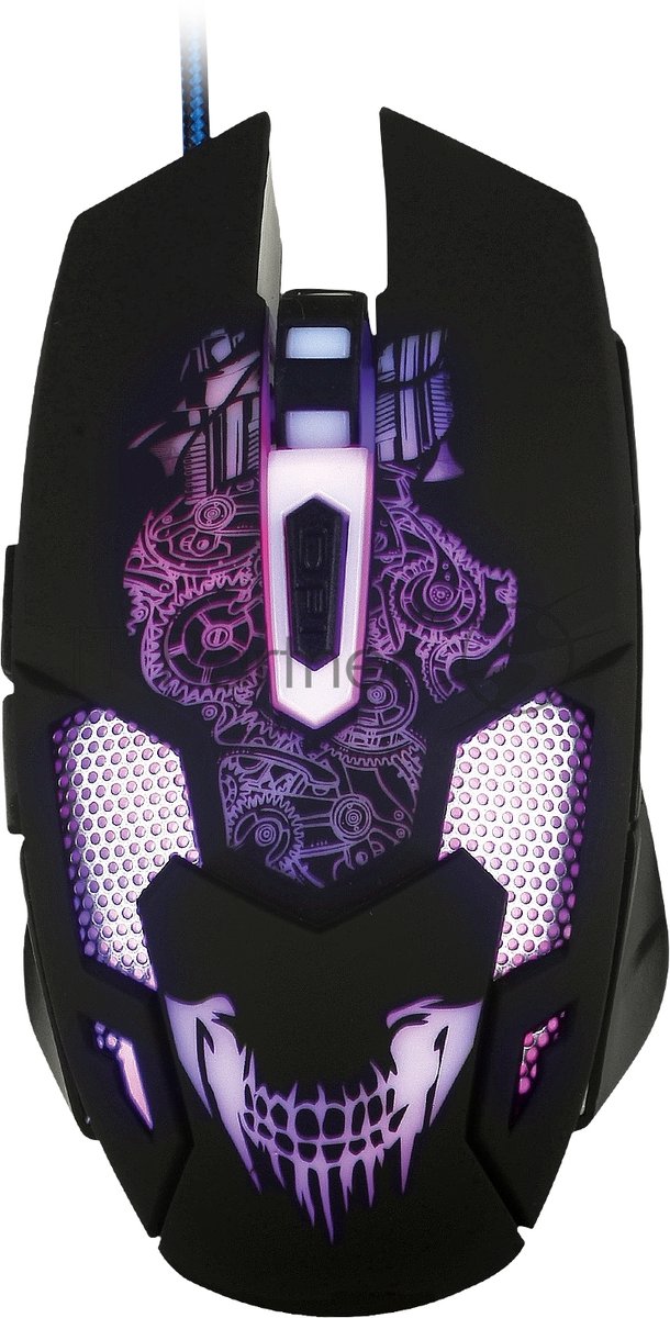 Мышь проводная Qumo Annihilator M04 черный, 3200 dpi, USB, кнопки - 6