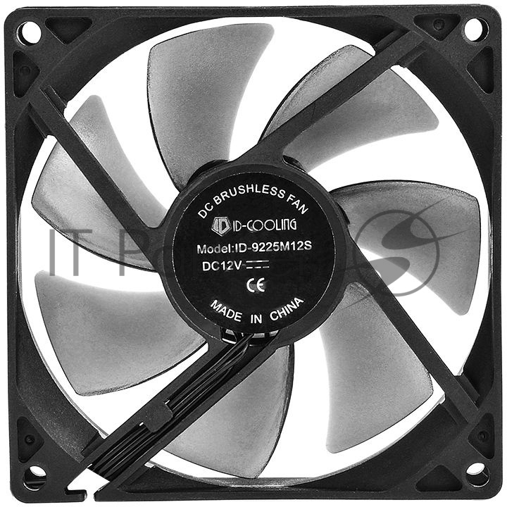Вентилятор для корпуса ID-Cooling NO-9225-SD черный, 92 мм, 1500 об/мин, 29 дБ, 3 pin