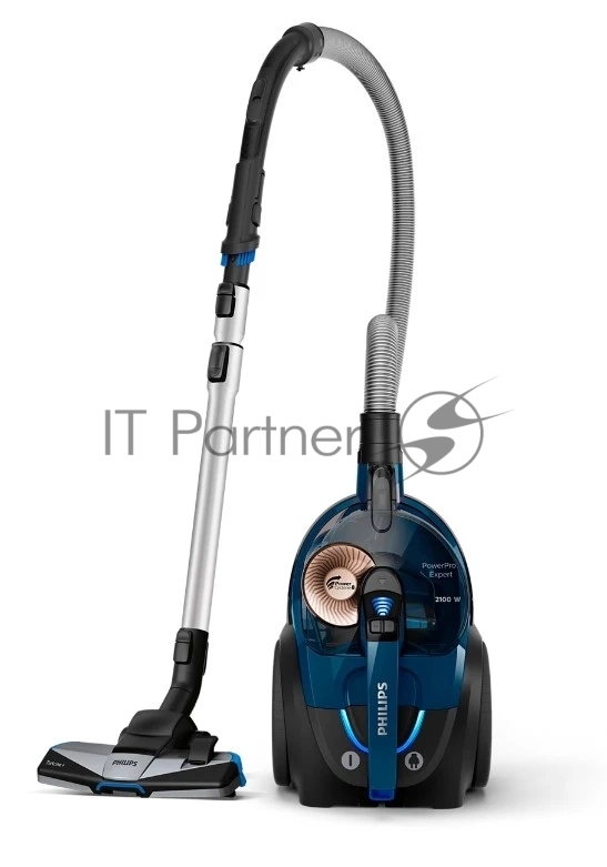 Пылесос Philips FC9733/01 синий/черный, 470/2100 Вт, уборка сухая, пылесборник контейнер 2 л