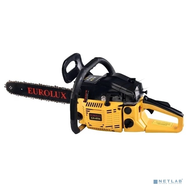 Бензопила EUROLUX GS-4516 1800 Вт (2.45 л.с.) 45 см3 бак 0.55 л шина 40 см шаг цепи 1.5'' 72 звена