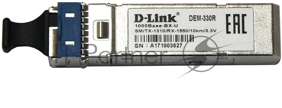Трансивер D-Link 330R/10KM/A1A WDM SFP 1x1000Base-BX-U Tx:1310nm Rx:1550nm