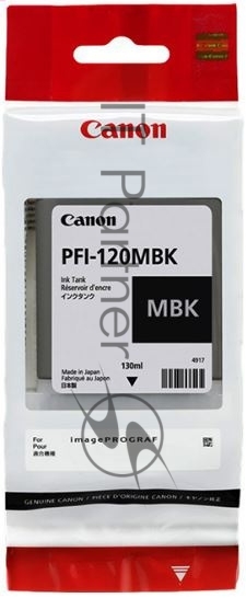 Картридж струйный Canon PFI-120 MBK 2884C001 черный матовый (130мл) для Canon Canon imagePROGRAF TM-200/205