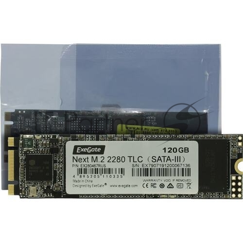 Накопитель SSD ExeGate EX280467RUS A2000MNext 120 Gb M.2 2280 3D TLC (SATA-III)