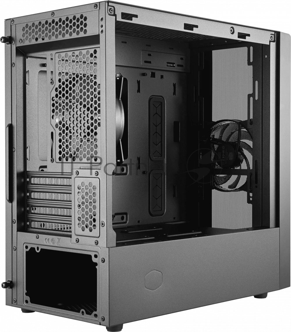 Корпус Cooler Master MasterBox NR400 w/o ODD черный без БП mATX 4x120mm 4x140mm 2xUSB3.0 audio bott PSU