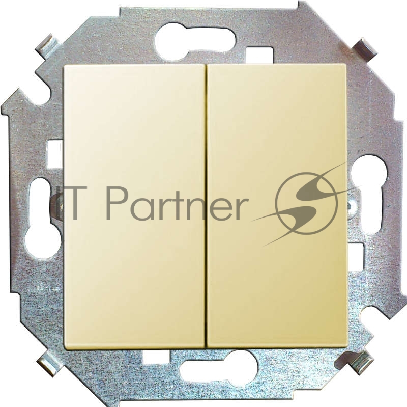 Механизм выключателя 2-кл. СП Simon15 16А IP20 сл. кость Simon 1591398-031