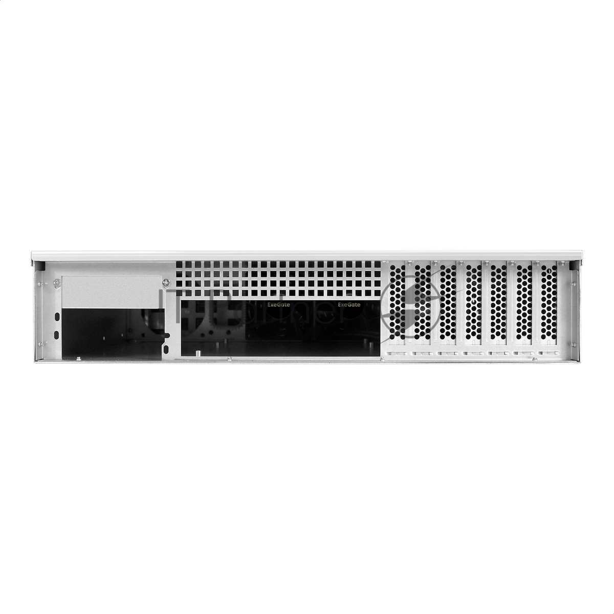 Exegate EX293180RUS Серверный корпус ExeGate Pro 2U550-HS12 <RM 19", высота 2U, глубина 550, БП 1U-900ADS, 12xHotSwap, USB>