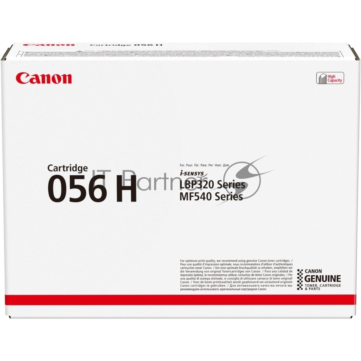 Canon Cartridge 056 H 3008C002  Тонер-картридж для Canon MF542x/MF543x/LBP325x, 21000 стр.