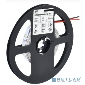 Лента светодиодная IEK LSR1-2-060-20-3-05 5м LSR-2835W60-4,8-IP20-12В
