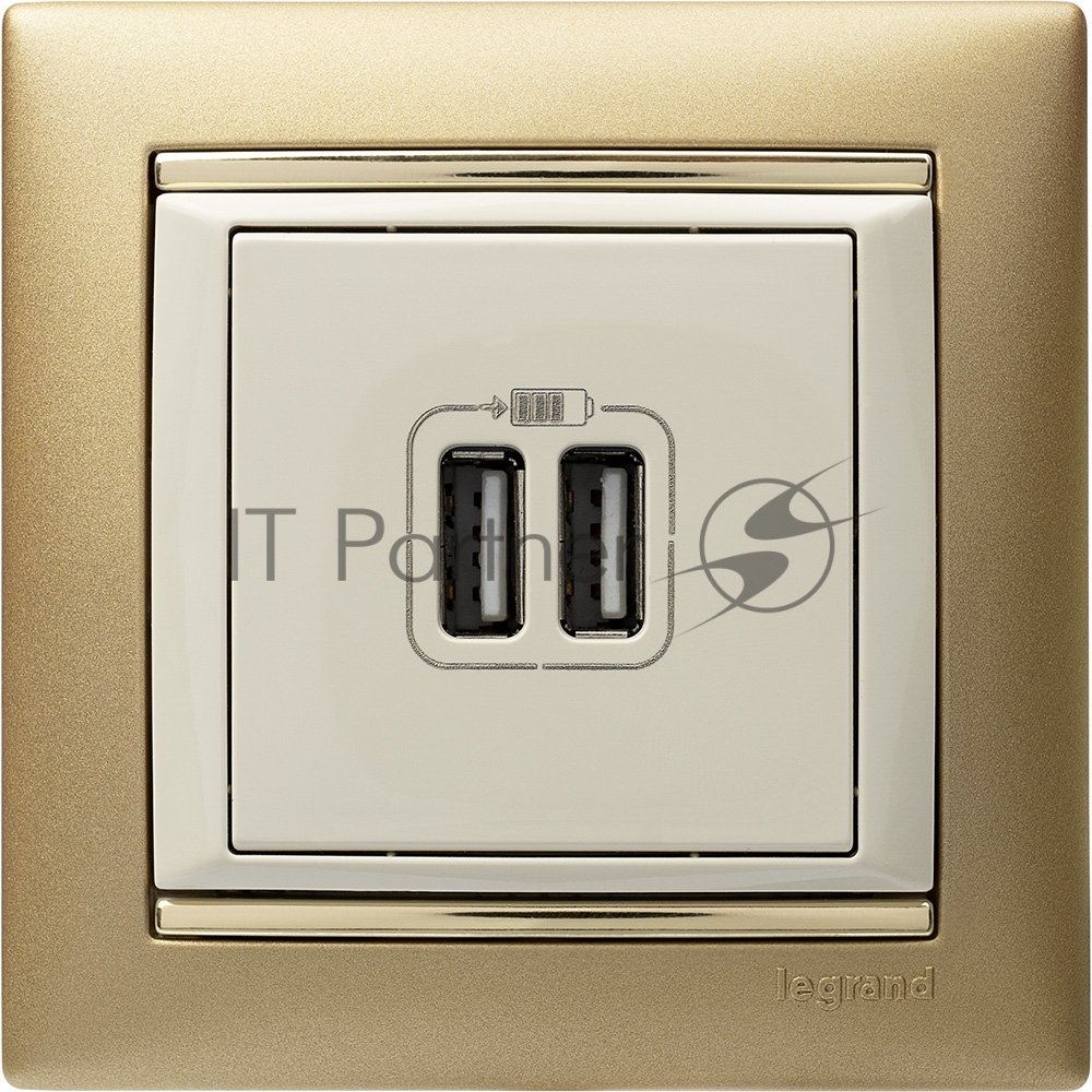 Розетка 2-ая USB 774170 Legrand Valena Сл. кость
