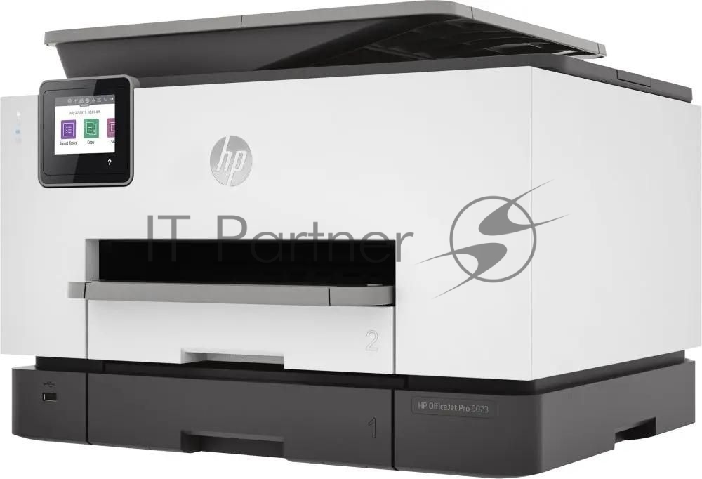 МФУ струйное HP Officejet Pro 9023 AiO (1MR70B), A4, цветной, до 24 стр/мин. (ч/б) до 20 стр/мин. (цвет), скан. до 15 стр/мин. (ч/б) 8 стр/мин. (цвет), 1200x1200dpi, USB, RJ-45, Wi-Fi, Air Print