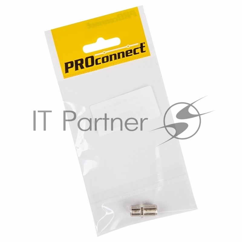 Переходник антенный PROconnect (гнездо F - гнездо F), бочка, (1 шт.) (пакет)