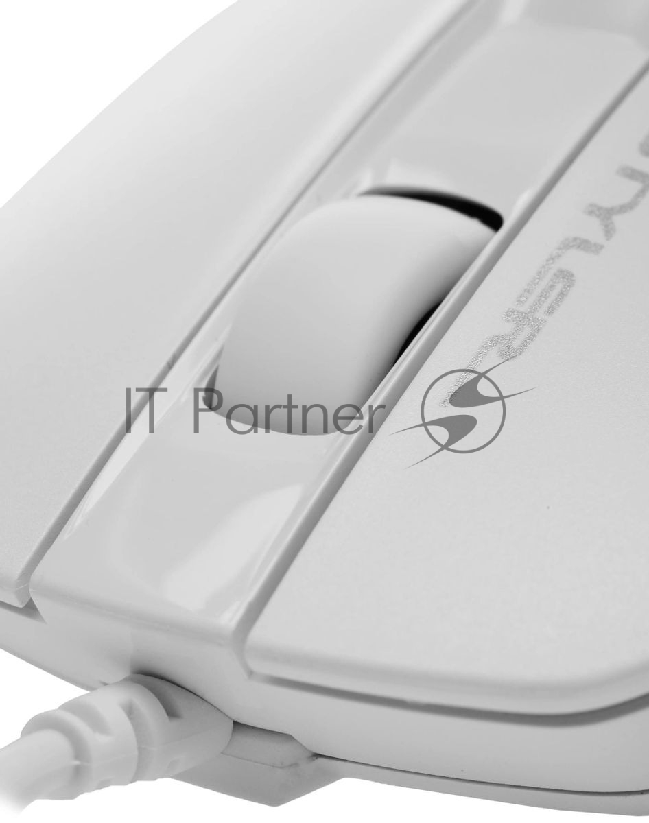 Мышь проводная A4Tech Fstyler FM12S белый, 1200 dpi, USB, кнопки - 3
