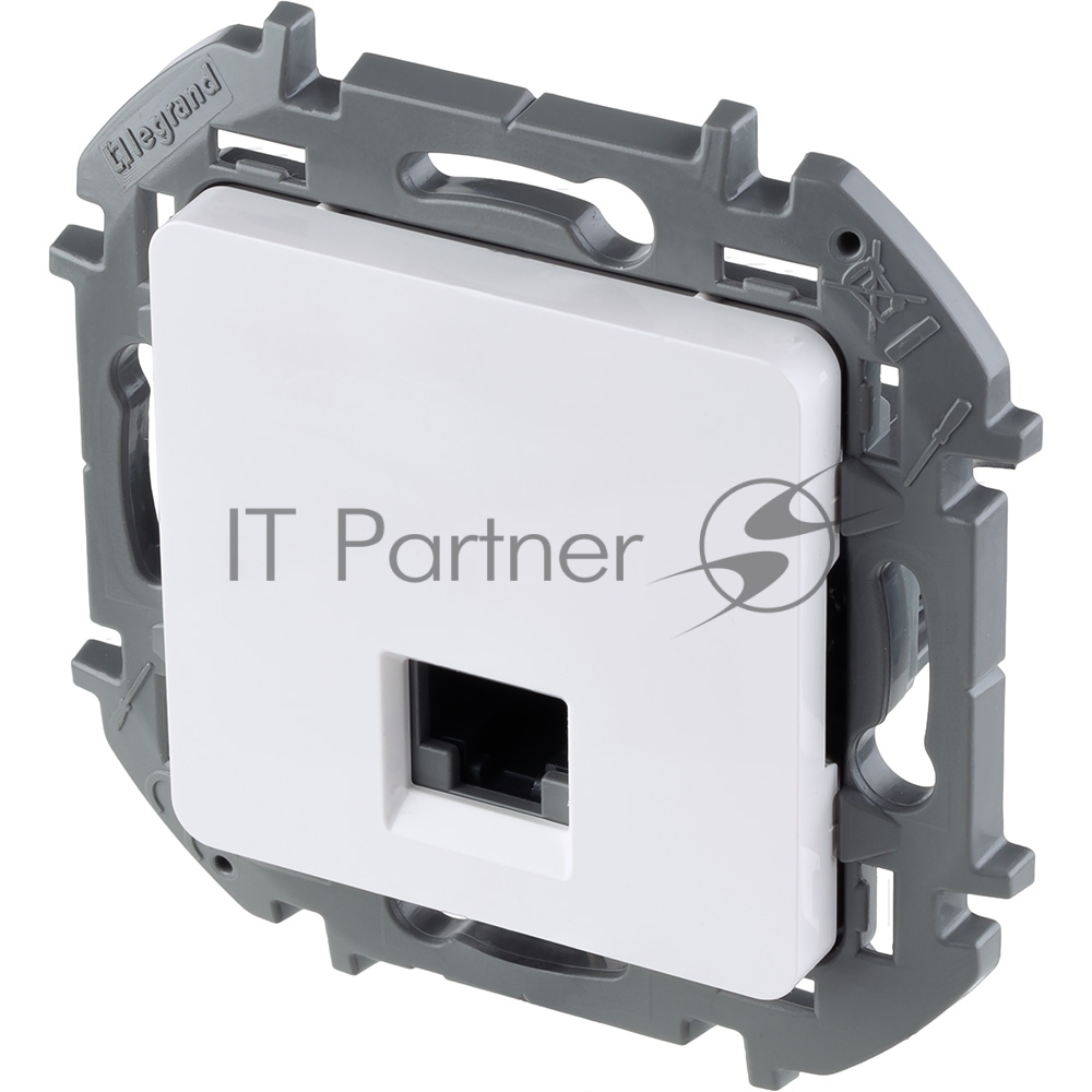 INSPIRIA Розетка компьютерная RJ45 категория 6 UTP белый
