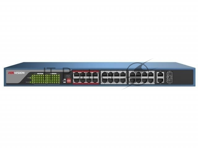 Коммутатор Hikvision DS-3E0326P-E(B) Неуправляемый