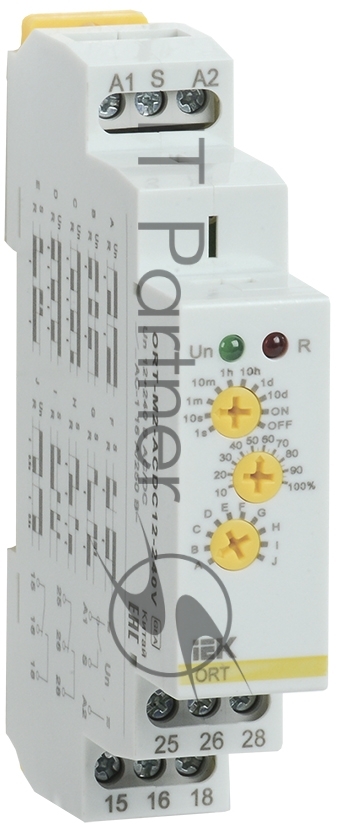 Реле времени многофункц. ORT 2 контакта 12-240В AC/DC IEK ORT-M2-ACDC12-240V