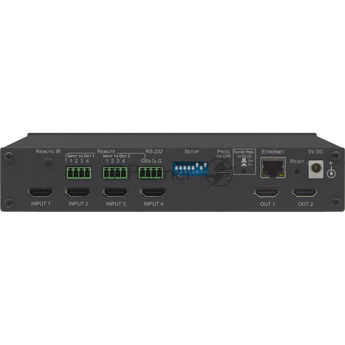 Матричный коммутатор 4х2 HDMI 4K/60 (4:4:4) с HDCP 1.4/2.2, HDR и EDID 4x2 4K HDR HDMI HDCP 2.2 Matrix Switcher