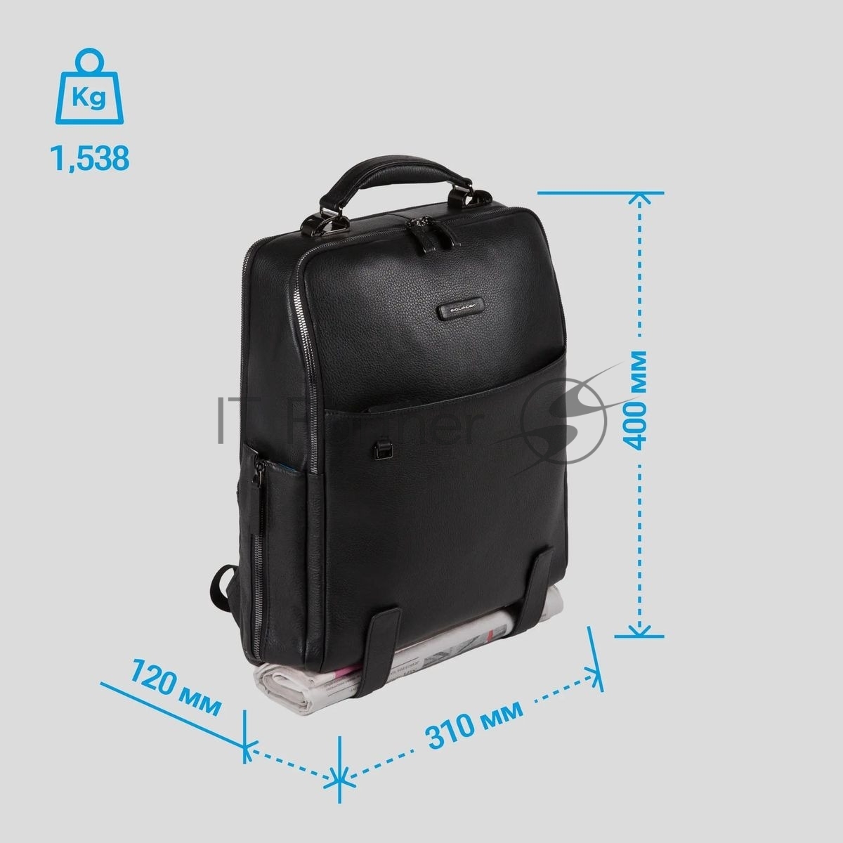 Рюкзак мужской Piquadro Modus Special CA4818MOS/N черный натур.кожа