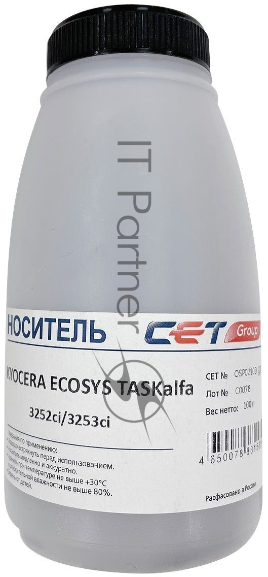 Носитель (девелопер) для KYOCERA TASKalfa 3252ci/3253ci (PK210) 100г/бут. (унив.) (TK-8335/TK-8345/TK-8525) Japan CET