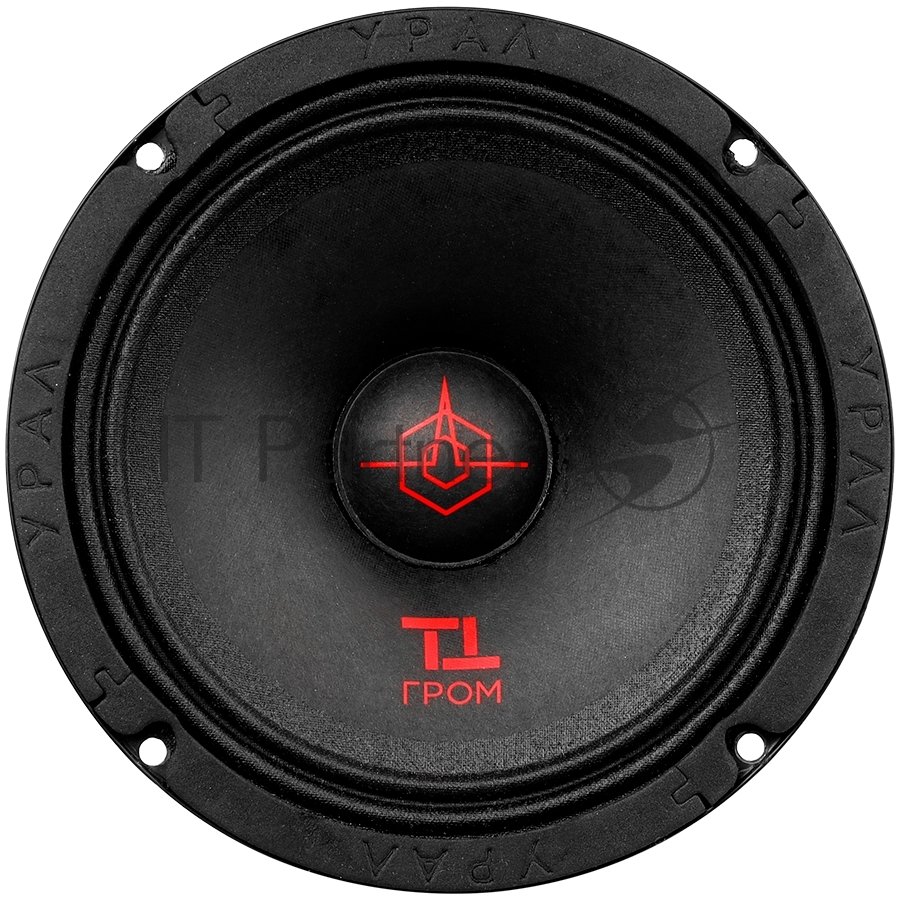 Колонки автомобильные Ural ТТ 165 ГРОМ (без решетки) 300Вт 97дБ 4Ом 16.5см (6 1/2дюйм) (ком.:2кол.) широкополосные однополосные